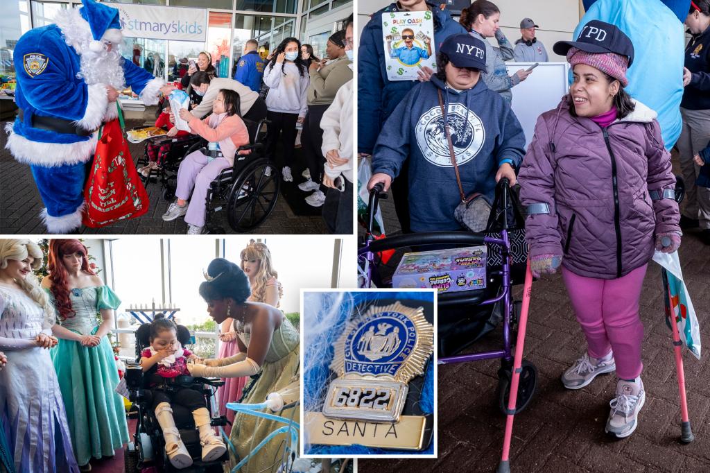 NYPD spreads holiday cheer during annual visit to St. Mary's Hospital for Children: ‘Today was so fun!’ trib.al/5MP10Xk