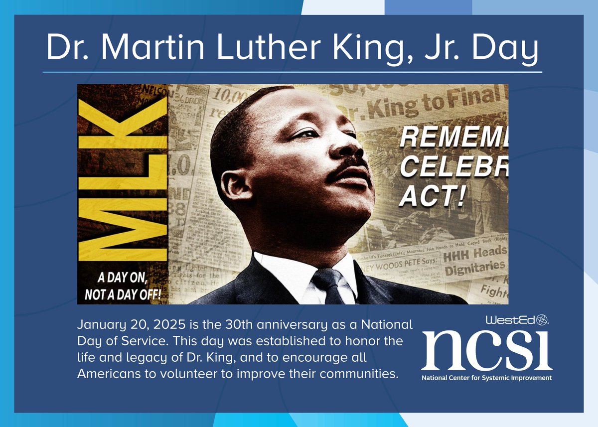 We remember Dr. King as a husband, father, friend, and fierce advocate for the betterment of all people. Honor his memory by organizing, volunteering, and spreading the word. Remember to MAKE IT A DAY ON, NOT A DAY OFF, for you and those around you. Learn more: