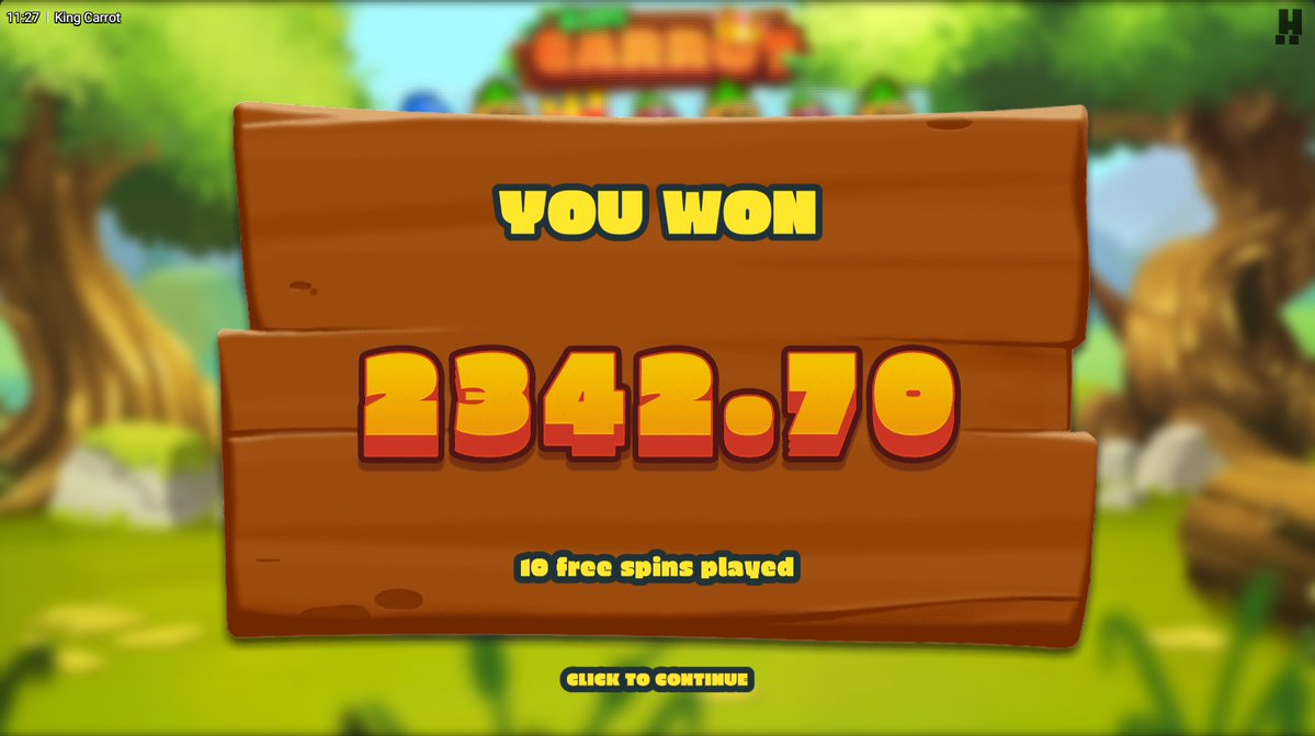 25 Days of Christmas: Day 20 - Bonus Buys 🎰

Here's the first! 👇

Do you know the number of unique fruit and veggie symbols feature in the game King Carrot?

Reply with your answer and we'll randomly pick 10 correct ones to win an equal share of $2342.70 🎁

*KYC Lvl 2 verified