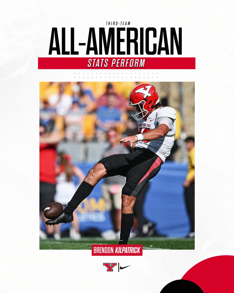 Youngstown State Football (@ysufootball) on Twitter photo Truly ๐๐๐๐พ๐๐ผ๐ Penguins! ๐ง๐
2024 Third-Team All-Americans by <a href="/StatsPerform/">Stats Perform</a>
LS Sam Merryman
P Brendon Kilpatrick
#GoGuins Truly ๐๐๐๐พ๐๐ผ๐ Penguins! ๐ง๐
2024 Third-Team All-Americans by <a href="/StatsPerform/">Stats Perform</a>
LS Sam Merryman
P Brendon Kilpatrick
#GoGuins