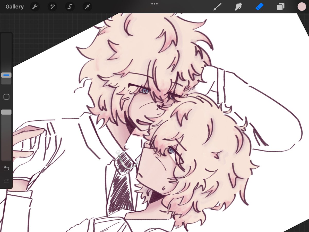 saejunes's tweet image. i locked in im finally drawing something that isnt saejune….🙏