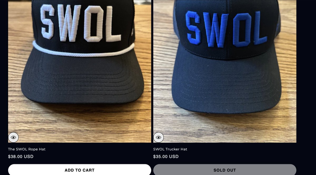 _TrueVoodoo's tweet photo. Black and Blue Trucker SOLD-OUT! https://t.co/QWYLfmgc9N