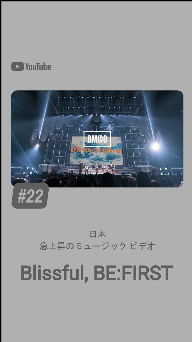 Kyana_BESTY's tweet photo. 人気急上昇中の音楽 & 急上昇動画 12/18 8:00
変更のみ
BE:FIRST / Blissful -from BMSG FES'24-
https://t.co/dp8vSF3Fju
人気急上昇の音楽 22位 ↑ (23)
#BEFIRST
#BF_Blissful
#2_BE
#BMSG
#BMSGFES
@BEFIRSTofficial
@BMSG_official https://t.co/hDH9phYjRW
