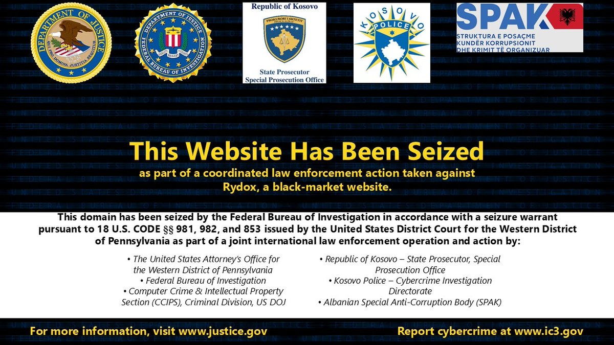 FBI's tweet photo. Ardit Kutleshi and Jetmir Kutleshi were arrested on federal charges related to the operation of an online marketplace selling cybercrime tools and stolen credentials designed to facilitate online criminal activity. For more information, go to https://t.co/X4Zhw8vjRl. https://t.co/XGT4bXYFUL