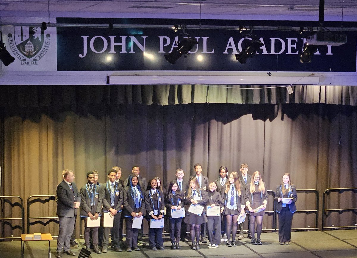 JPAcademyPE's tweet photo. Congratulations to all of our incredibly talented young people who performed in our Christmas Concert tonight. The talent was absolutely insane 🎵🎼🎶👯🏽‍♂���
Well done to our Award Winners. Your attitude and dedication to your learning is admirable👏🌟
@MusicJPA @johnpaulacademy https://t.co/QiquzeaUjX