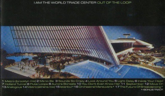 YourTurdliness's tweet photo. @BGatesIsaPyscho A band named I AM THE WORLD TRADE CENTER released an album called ‘Out Of The Loop’ in July 2001.

The 11th track of the album was titled September.

Weird, right? https://t.co/nOyMM8qeJ5