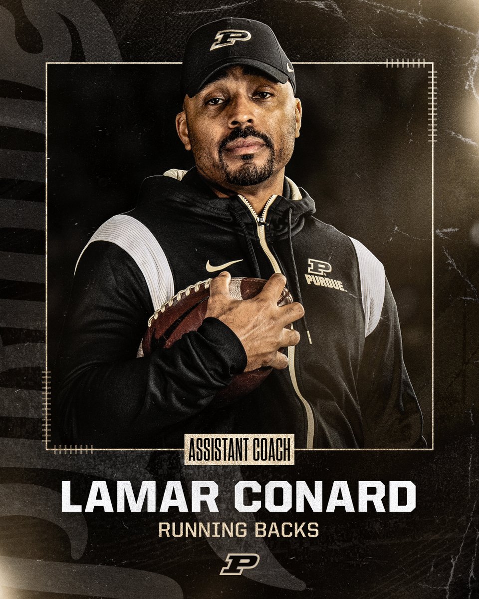 Once A Boilermaker, Always a Boilermaker!

<a href="/CoachConard/">Coach C (Conard)</a> remains home as running backs coach.

#BoilerUp