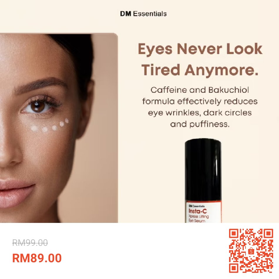 Cik_Su's tweet photo. No wonder eye cream ni power. Eye cream ni ada caffeine solution yg kurangkan dark circle &amp; mata sembab.

And ada bakuchiol yg firmkan kulit area mata &amp; pudarkan kedut keliling mata.

Patutlah powerrr gilaa!!!. Ada 30% off kalau beli sekarang kat sini:
https://t.co/P8tT4rZevl https://t.co/zsXaABL0Uq