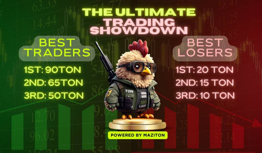 GoChickenBot's tweet photo. 🤯 250 TON Ultimate PnL Challenge!

Confident in your trading skills? Trade with 🐔 @GoChickenBot for 7 days and win big!

💰 Top 3 losers also get to share 45 TON too, even if you lose, you can win!

🚀 Starts: 9 AM UTC, Dec 18. Stay tuned for updates!"

👨 Powered by @maziton™ https://t.co/86bSkSB4C6