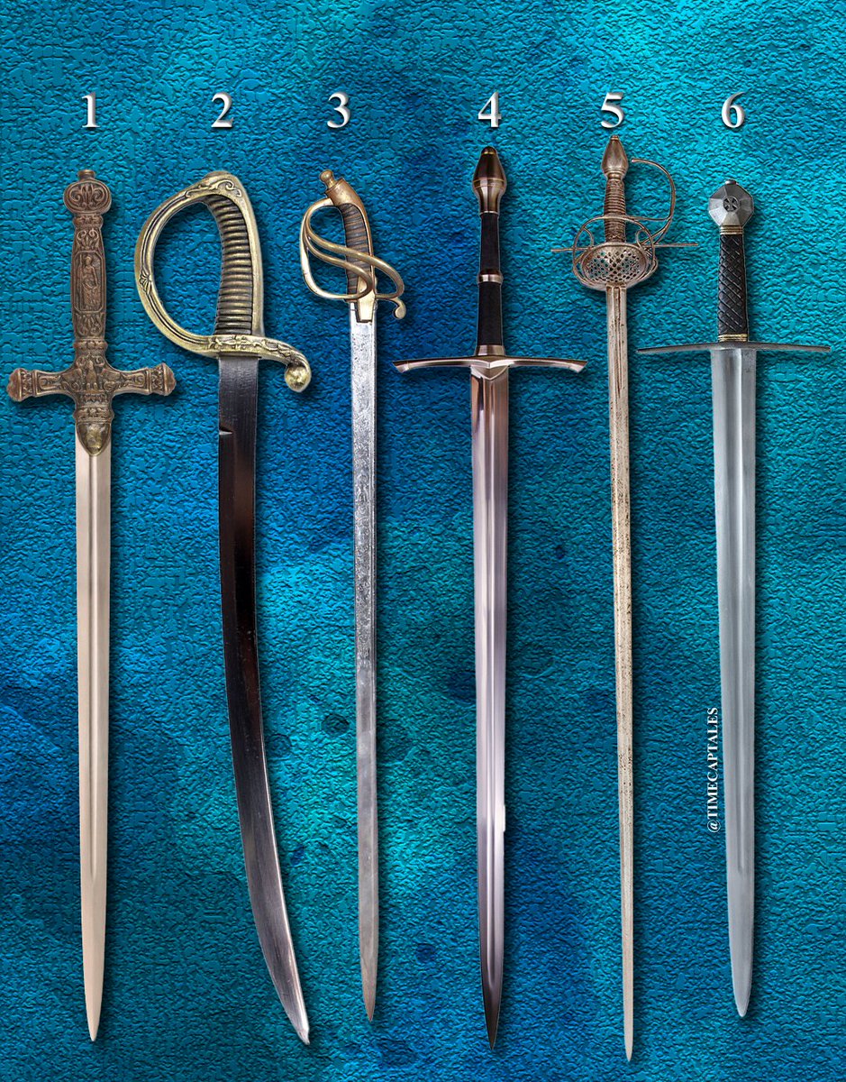 timecaptales's tweet image. Which sword would you choose to take into battle with you?