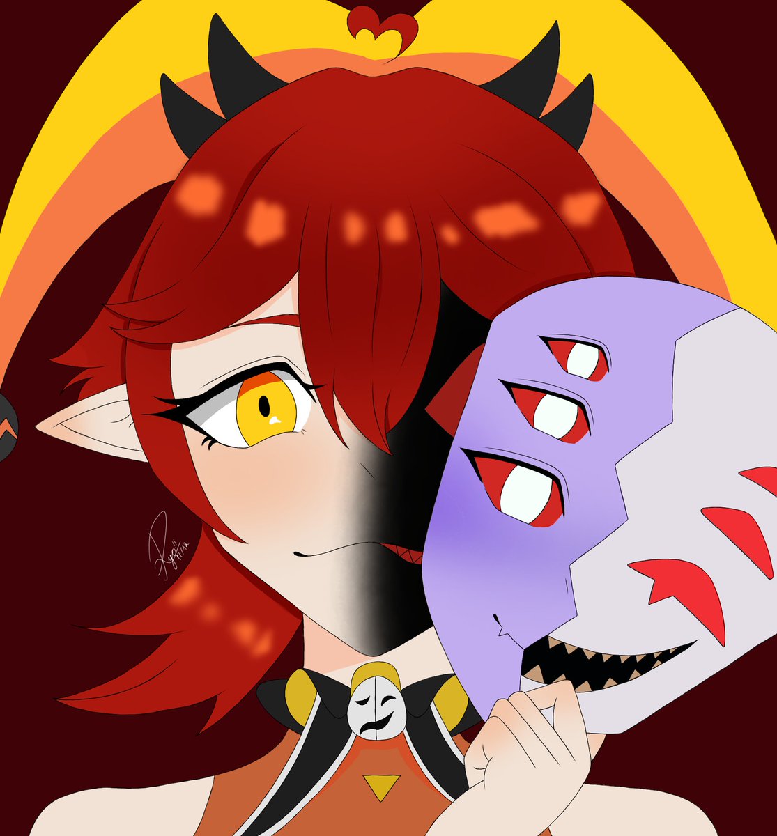 _Ryo_Moon_'s tweet photo. Demorei um pouco mas fiz uma artezinha da nova aparência da Sombra!! To ansioso pra saber oq essa coisinha vai aprontar https://t.co/91U5zabL5J