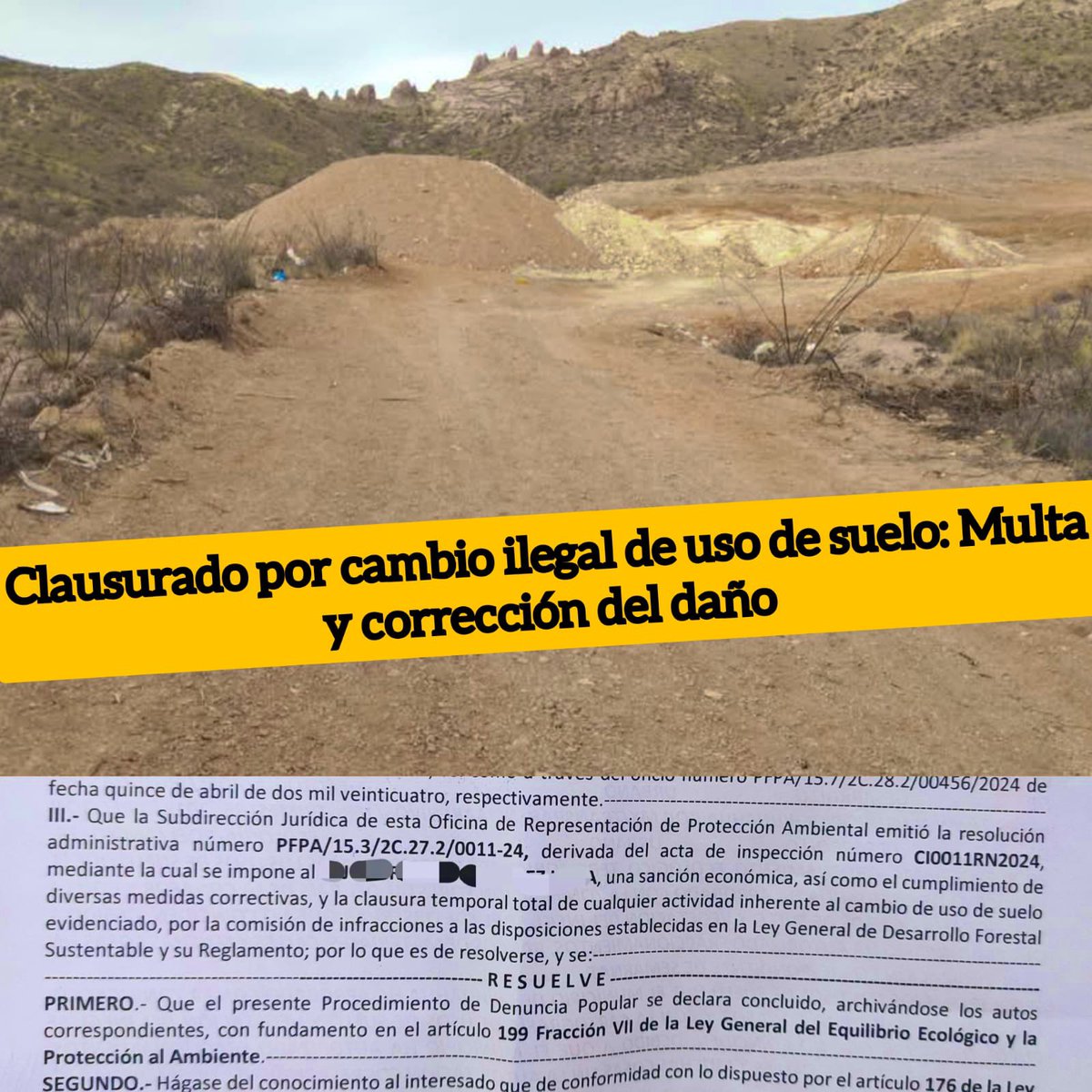 Salvemos los Cerros de Chihuahua - SLCC tweet media