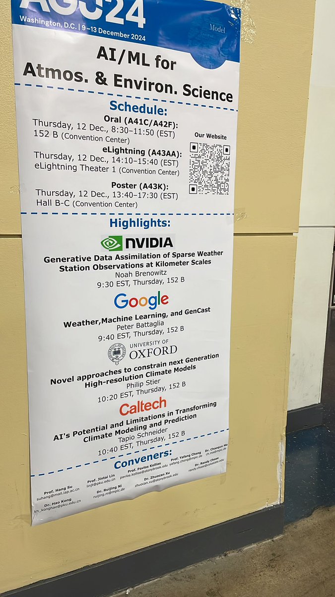wrenteria's tweet photo. #AGU24 was an incredible experience! I met some amazing people who are using AI to address critical issues related to the Earth and oceans. It was mind-blowing to see how AI can enhance predictions for ocean engineering, weather, and natural disasters. #AI #USC #USC_CEE https://t.co/nAl9XoXR8T