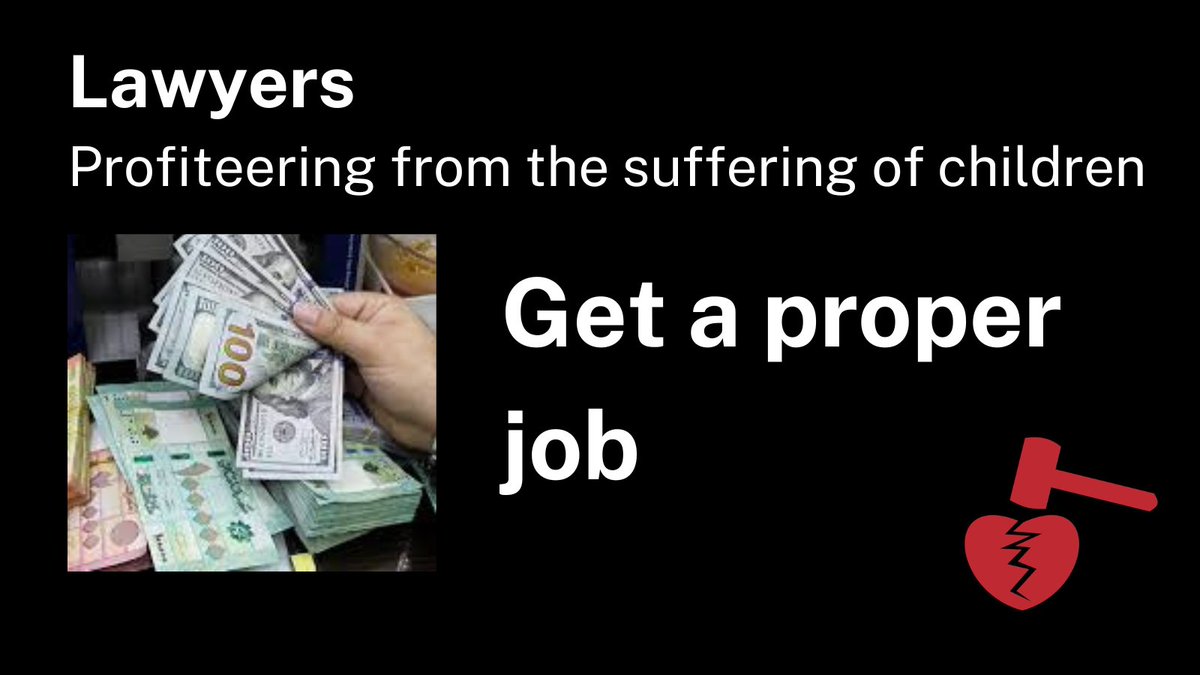 court_crisis's tweet photo. We can count on one hand the number of family lawyers people trust. Most people feel their own lawyers sold them out, deceived and failed them.

Some conceal from clients that they take commission for high interest litigation loans that cause bankruptcy and homelessness. https://t.co/3vYYLlBphF
