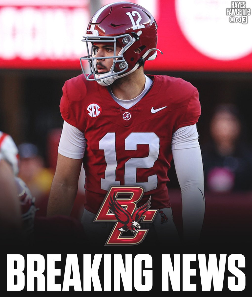 BREAKING: Alabama transfer QB Dylan Lonergan has Committed to Boston College, he tells @on3sports

The 6’2 215 QB will have 3 years of eligibility remaining 

Was ranked as a Four-Star recruit in the ‘23 Class

on3.com/db/dylan-loner…