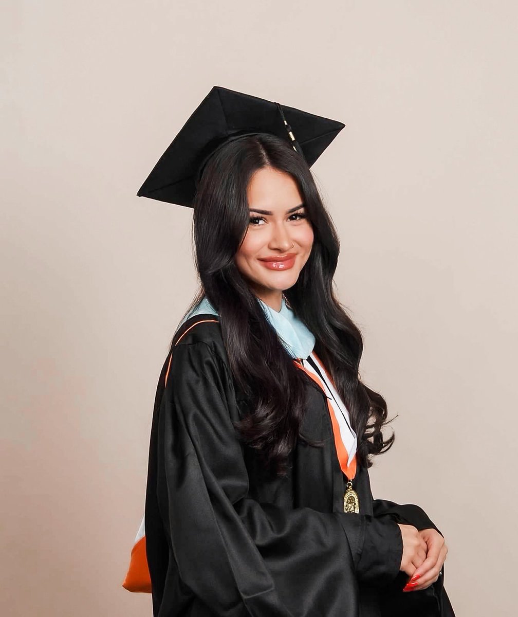 Officially part on the 8% of latinas with masters degrees