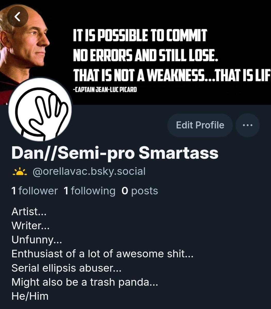 Dan // Semi-pro Smartass tweet media