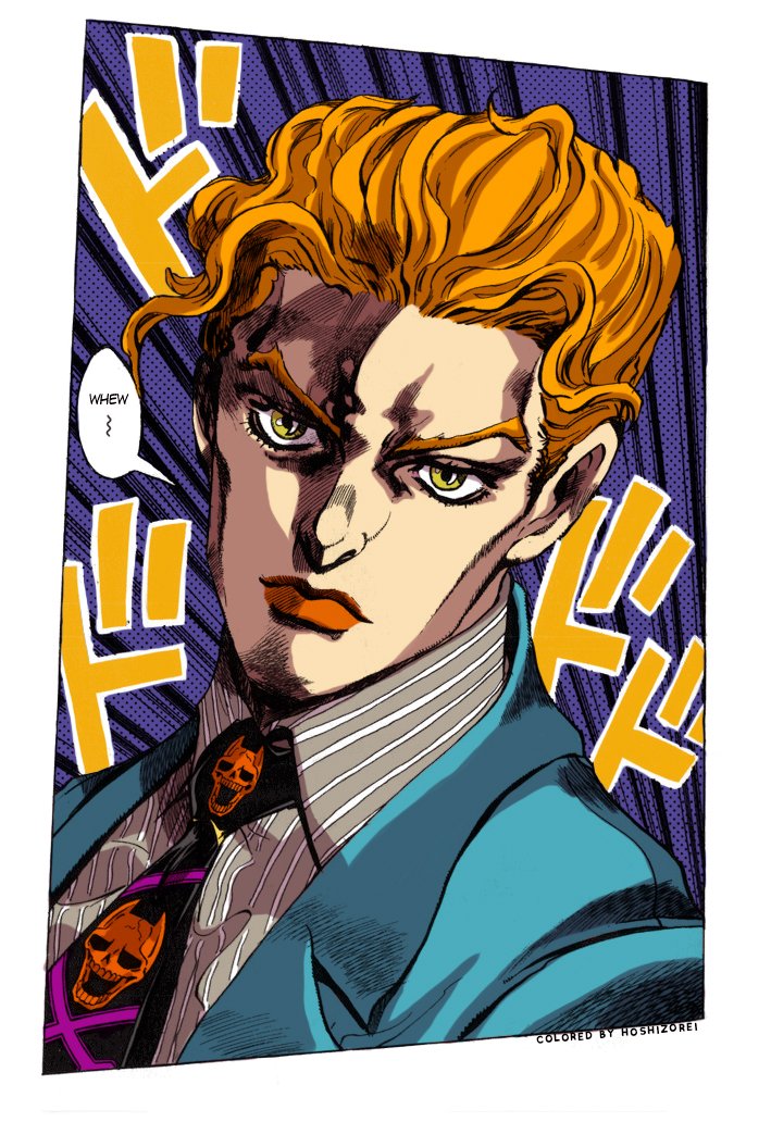 Kira's most famous manga panel - recolored in my favorite color