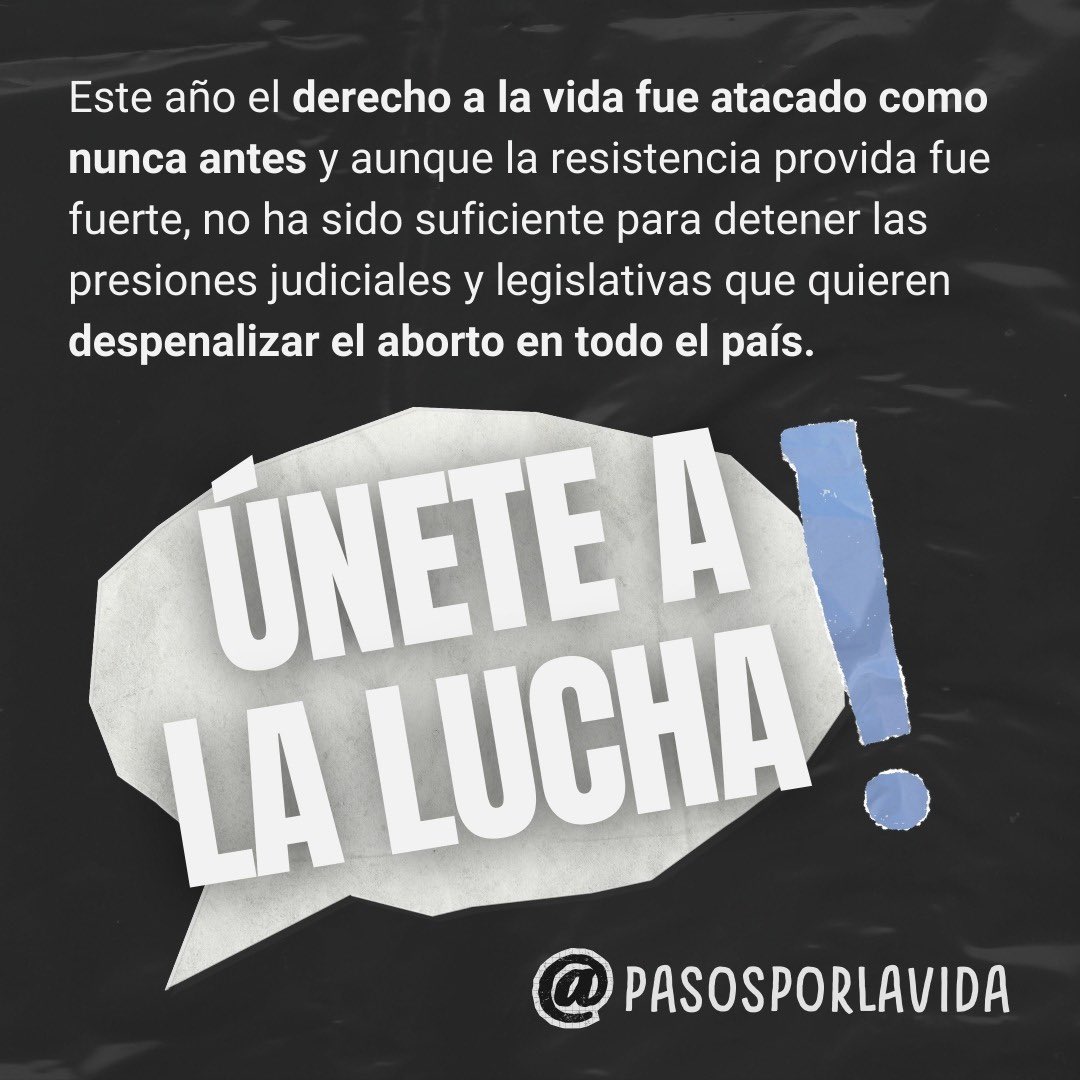 En 2024 nuevamente pasaron x encima de las verdaderas necesidades de la mujer y descartan la vida de los humanos más indefensos en el vientre materno. 
Pero  continuamos en la lucha los 365 días del año…nada ni nadie nos va a parar🔥💙Porque #CadaVidaEsUnTriunfo
#MexicoEsProvida