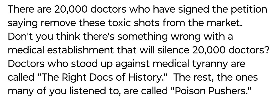 Earthdriver's tweet photo. #therightdocsofhistory #stoptheshots https://t.co/kgJJ2QbExR