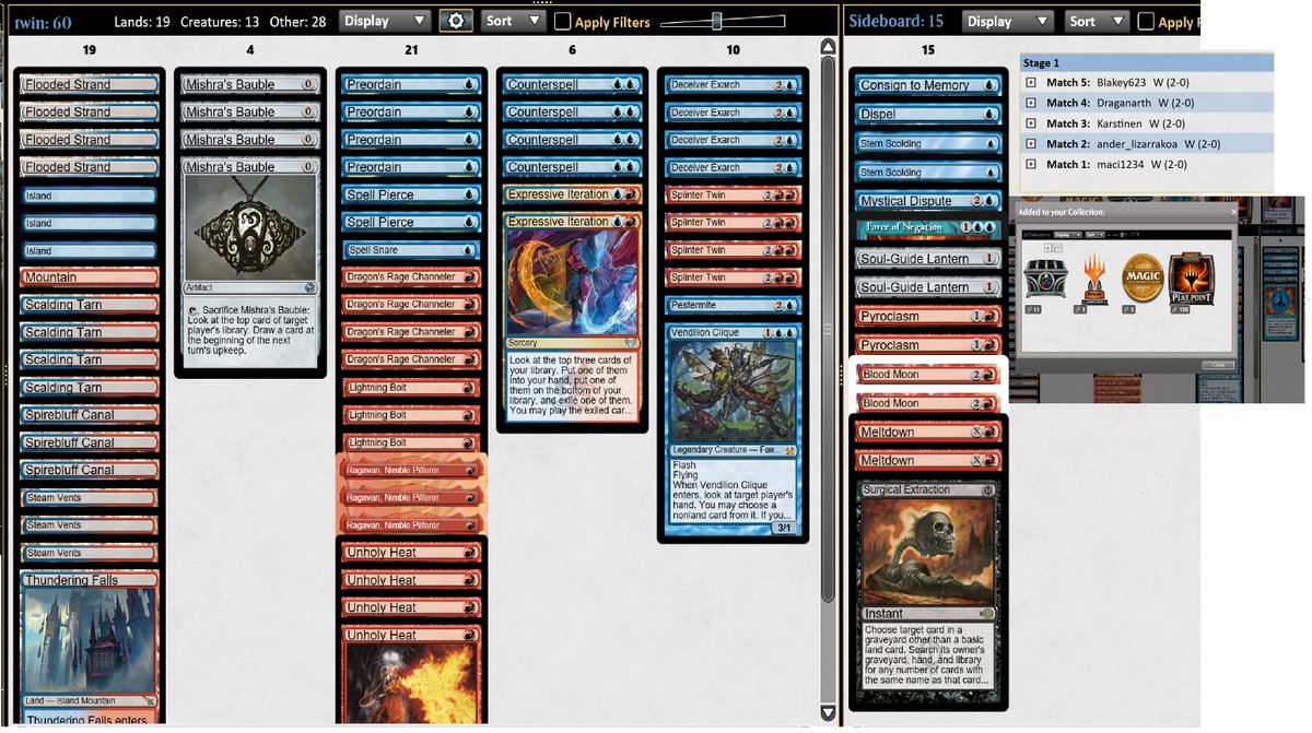ghandifloss (@ghandiflossmtgo) on Twitter photo Thought I'd start posting with a return to form from 10 years ago! Inspired by <a href="/Tia_Rizzi93/">Mattia Rizzi</a> 1st league back into the new format. As good as it ever was babyy! Clean 5-0 10-0 Thought I'd start posting with a return to form from 10 years ago! Inspired by <a href="/Tia_Rizzi93/">Mattia Rizzi</a> 1st league back into the new format. As good as it ever was babyy! Clean 5-0 10-0