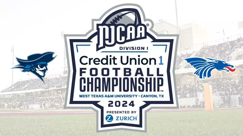 2024 Credit Union 1 NJCAA Division I Football Championship presented by Zurich Insurance

<a href="/ReiverFootball/">IWCC Reiver Football</a> 🆚 <a href="/BlueDragonsFB/">Hutchinson Blue Dragon Football</a> 
Wednesday, December 18th - 7:30 p.m.

Tickets On Sale Now!! 
🎟️: bit.ly/4guW599
Watch on the game 
📺: bit.ly/4d7vqgi