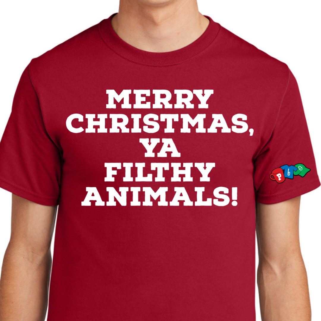 PromosByGeorge's tweet photo. Time for another edition of #TShirtTrivia just in time for #Christmas!🎄🎅Can you name the movie which this line can be heard? Bonus point for the character which said it! #tuesdaytrivia  #promoproductswork https://t.co/GPeVIIT84z