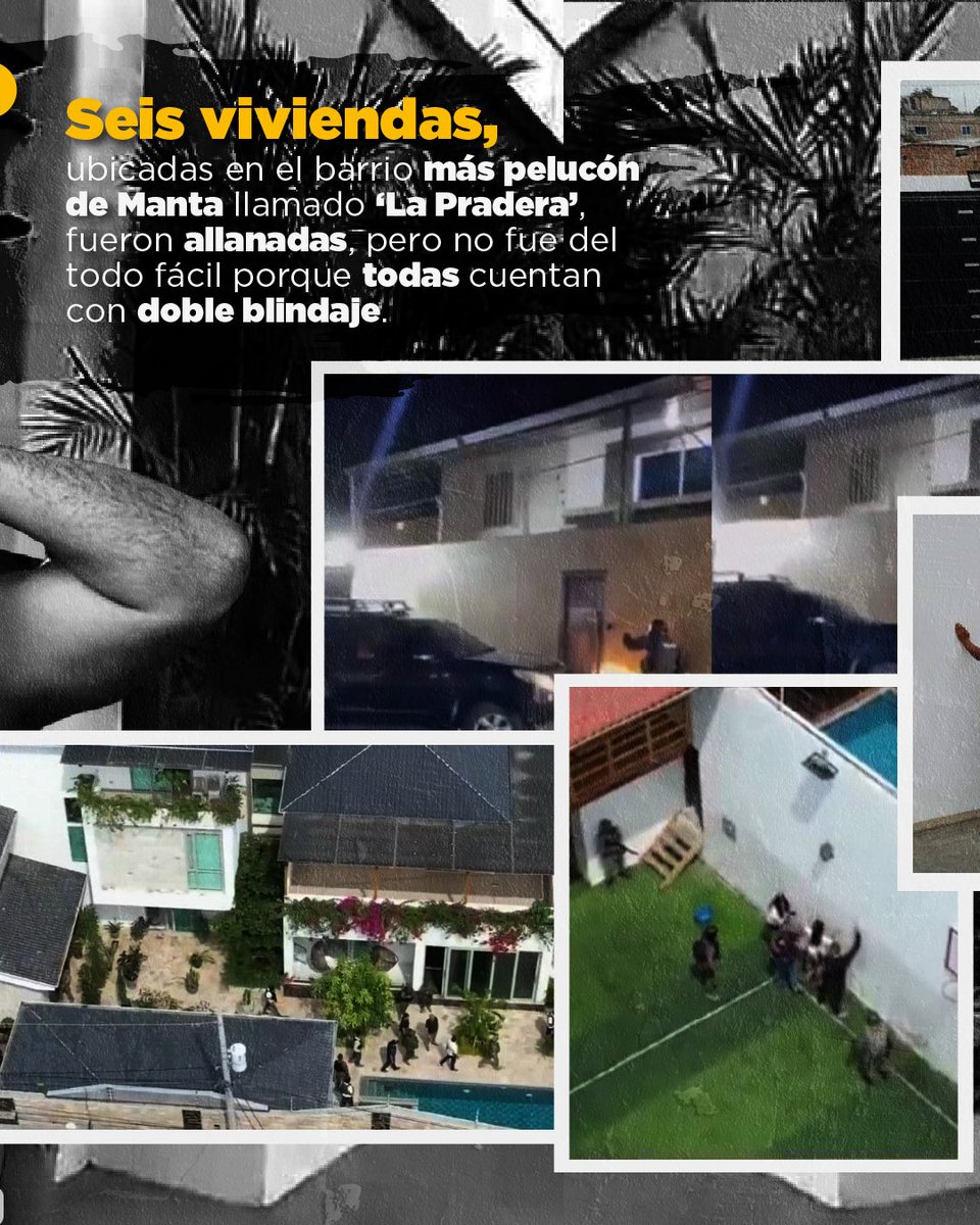 LaPosta_Ecu's tweet photo. Estas son las casas de un millón de dólares cada una, a las que cayó la Policía en un mega operativo. ¿Qué pasó? #alfanet https://t.co/7AUFxegKIv