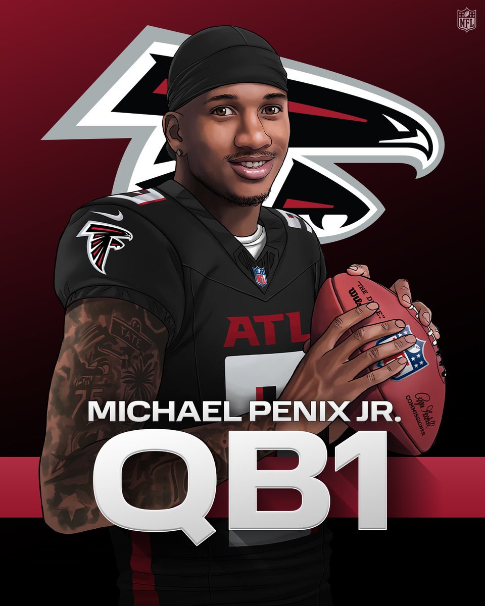 NFL's tweet photo. The rookie QB makes his first start in Week 16 

@themikepenix https://t.co/zYjRUwpzNY
