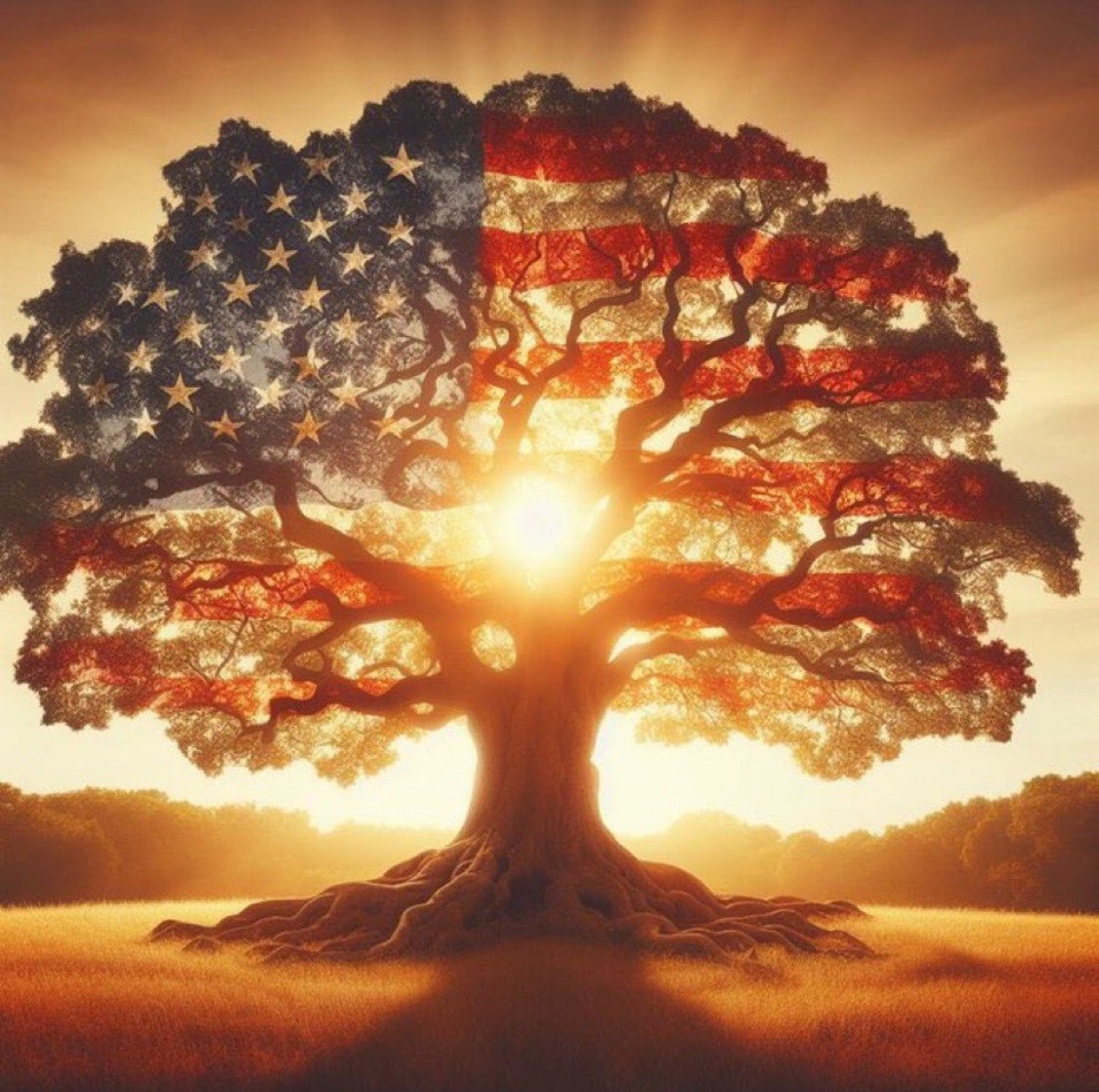 I ran across this image a few minutes ago.

Don't know who made it but I think it's SO COOL and PATRIOTIC!