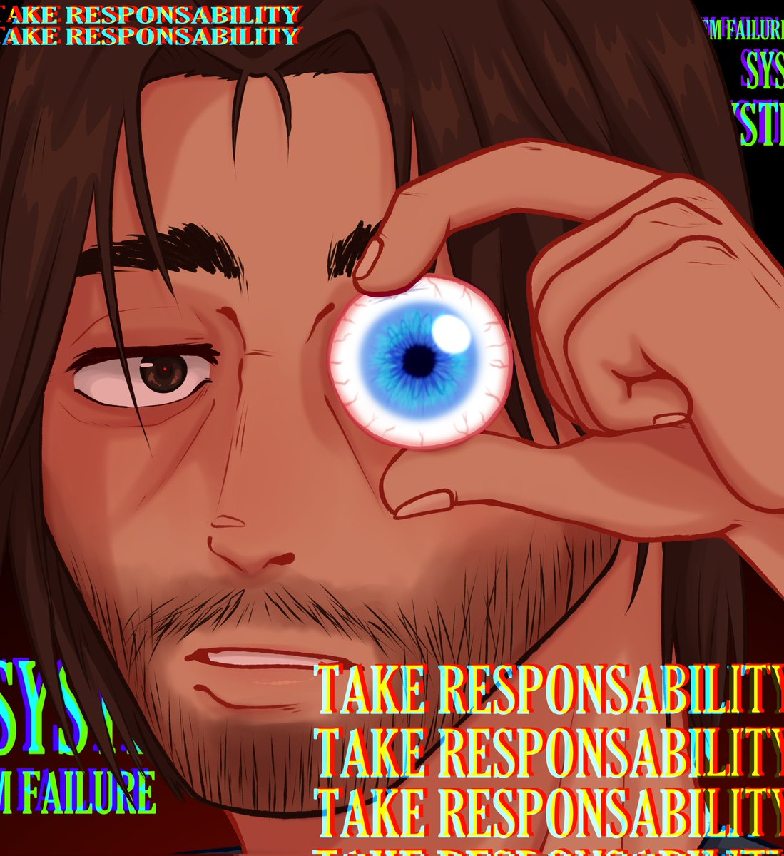 7_sevenn_7's tweet photo. Take responsability #Mouthwashing #mouthwashingfanart https://t.co/DWeOlzZ35U