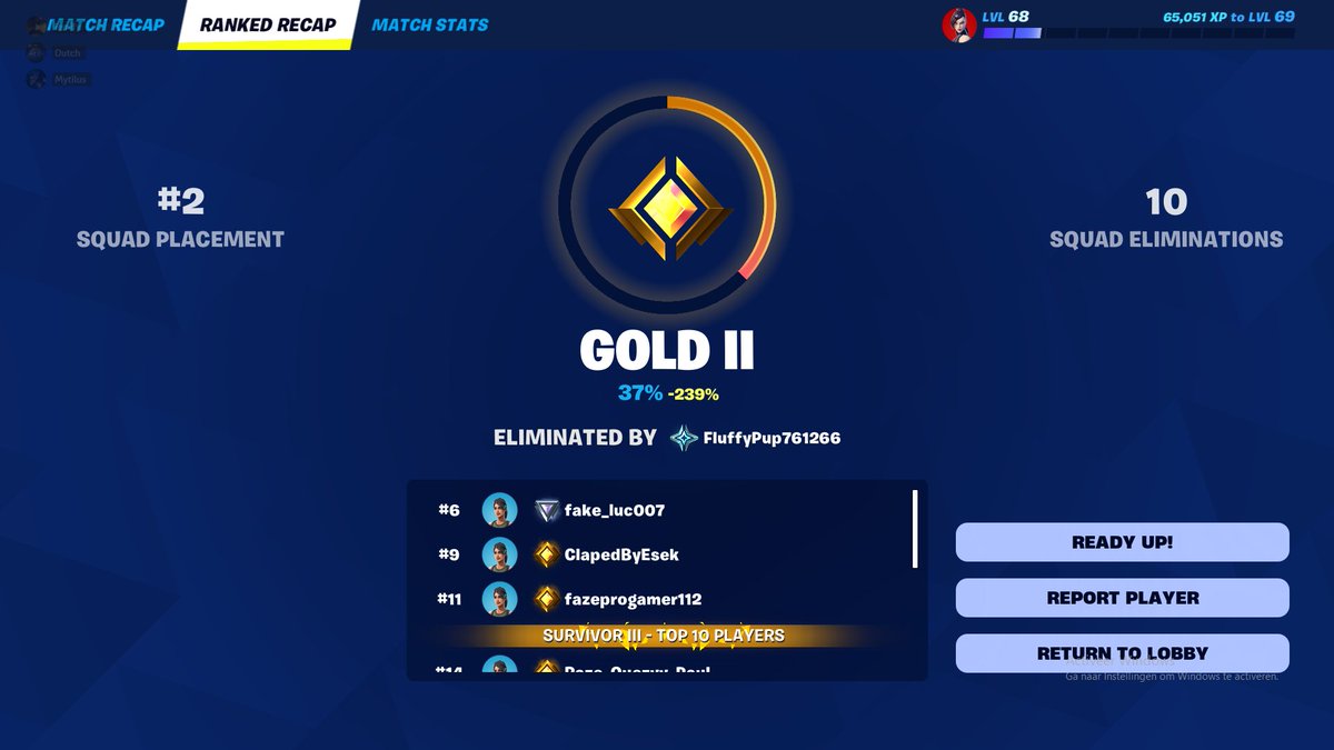 Mytiloos's tweet photo. I lost 239% on a 10 kill and 2nd place game!!! WHAT!!!

#Fortnite #BattleRoyale #FortniteC6S1鬼Hunters #Gaming https://t.co/uw9SSFvHZY