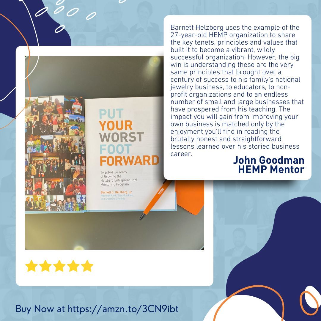 You've got one week left to buy your holiday gifts! 🎁 Grab your copies of "Put Your Worst Foot Forward" at buff.ly/3OQnuXp

#HEMPkc #kcentrepreneur #businessowner #kcbusinesses #kcbusinessowners #entrepreneur #smallbusiness #amazonbooks #putyourworstfootforward