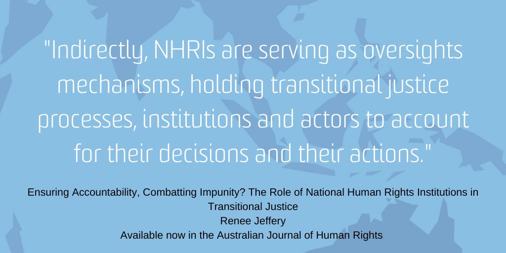 Australian Journal of Human Rights tweet media