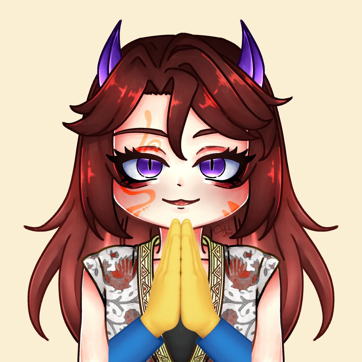 ockacaww。*゚+🏮 tweet media