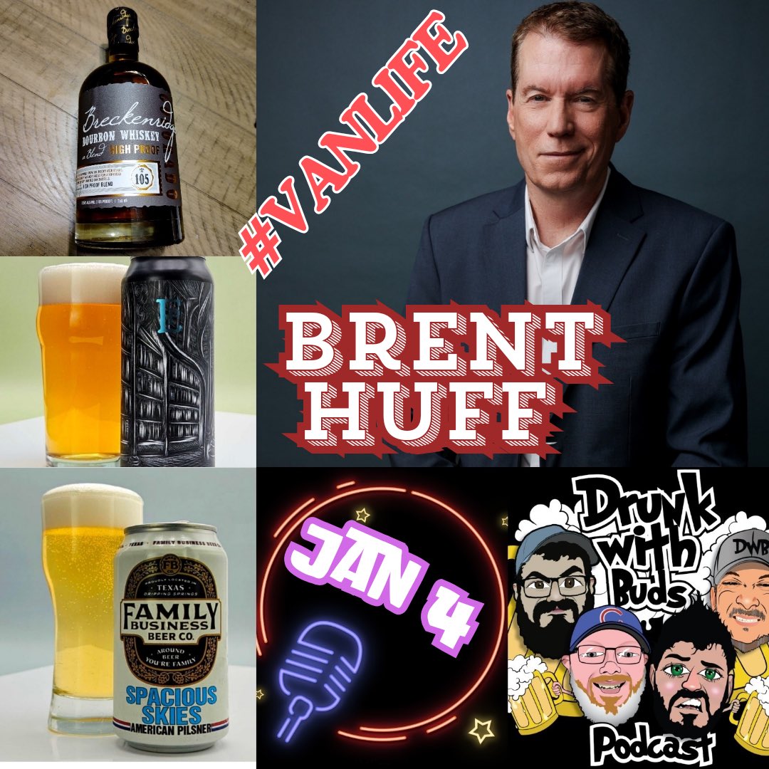brenthuff11's tweet photo. I’m BACK!!!  These crazy fun guys actually invited me back to their raucous, fun podcast.  What could go wrong??? Airs Jan 4th, on most platforms. @Spotify @YouTube @AppleMusic @DrunkWithBuds #vanlife #diva https://t.co/ORKlNOEvwE