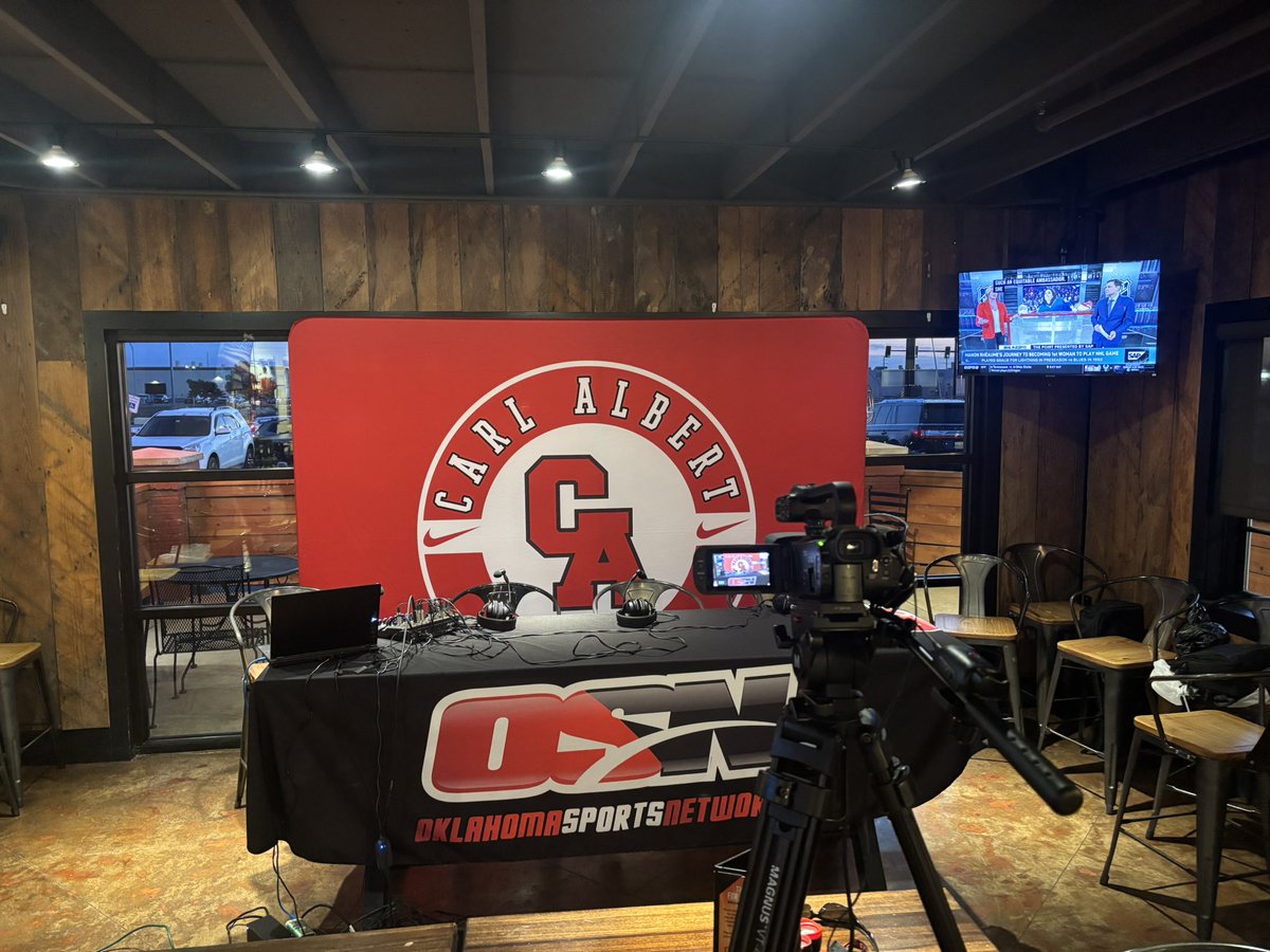 Coach K (@ca_ontheair) on Twitter photo CA Championship Celebration at Bricktown Brewery in MWC. Watch link be on OKSportsNet.com CA Channel
#CADNA #got19 <a href="/CAHS_FOOTBALL19/">CARL ALBERT FOOTBALL</a> <a href="/Coach_Mike_D/">Mike Dunn, M.Ed, CAA</a> <a href="/official_MJ_25/">Marcus James</a> <a href="/trynaewash7/">Trynae Washington</a> <a href="/Haynes5Trystan/">Trystan Haynes</a> <a href="/Cody_Voelker25/">Cody Voelker</a> <a href="/Devin_Woodring1/">Devin Woodring</a> <a href="/official_MJ_25/">Marcus James</a> <a href="/Carlveon_Young/">Carlveon Young</a> CA Championship Celebration at Bricktown Brewery in MWC. Watch link be on OKSportsNet.com CA Channel
#CADNA #got19 <a href="/CAHS_FOOTBALL19/">CARL ALBERT FOOTBALL</a> <a href="/Coach_Mike_D/">Mike Dunn, M.Ed, CAA</a> <a href="/official_MJ_25/">Marcus James</a> <a href="/trynaewash7/">Trynae Washington</a> <a href="/Haynes5Trystan/">Trystan Haynes</a> <a href="/Cody_Voelker25/">Cody Voelker</a> <a href="/Devin_Woodring1/">Devin Woodring</a> <a href="/official_MJ_25/">Marcus James</a> <a href="/Carlveon_Young/">Carlveon Young</a>