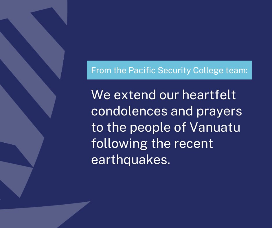 Our hearts are heavy for those who have lost loved ones or are awaiting news of missing family and friends following the earthquakes in Vanuatu. 

With an estimated 116,000 people affected and a state of emergency declared, we acknowledge the immense hardship communities face.