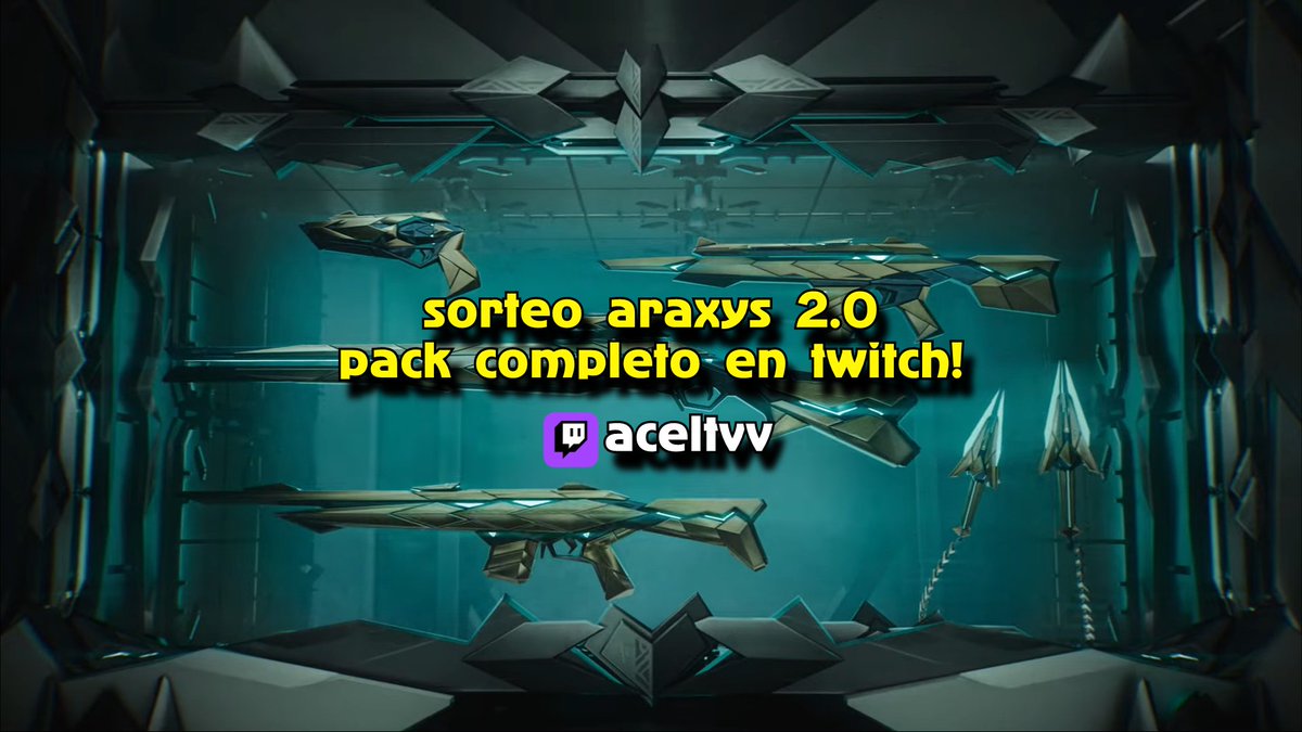 Acel308's tweet photo. Shavales estoy sorteando el pack completo araxys 2.0, los requisitos están en mi twitch, (hay un alto chance que hoy se sortee)
https://t.co/828Td4upl4 https://t.co/Rk0Cbc922c