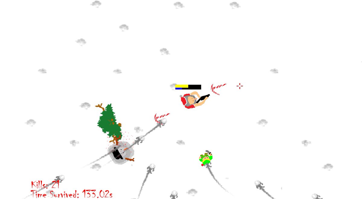Just released a demo of our game
"Santa's Last Stand"

deathwish-games.itch.io/santaslaststand