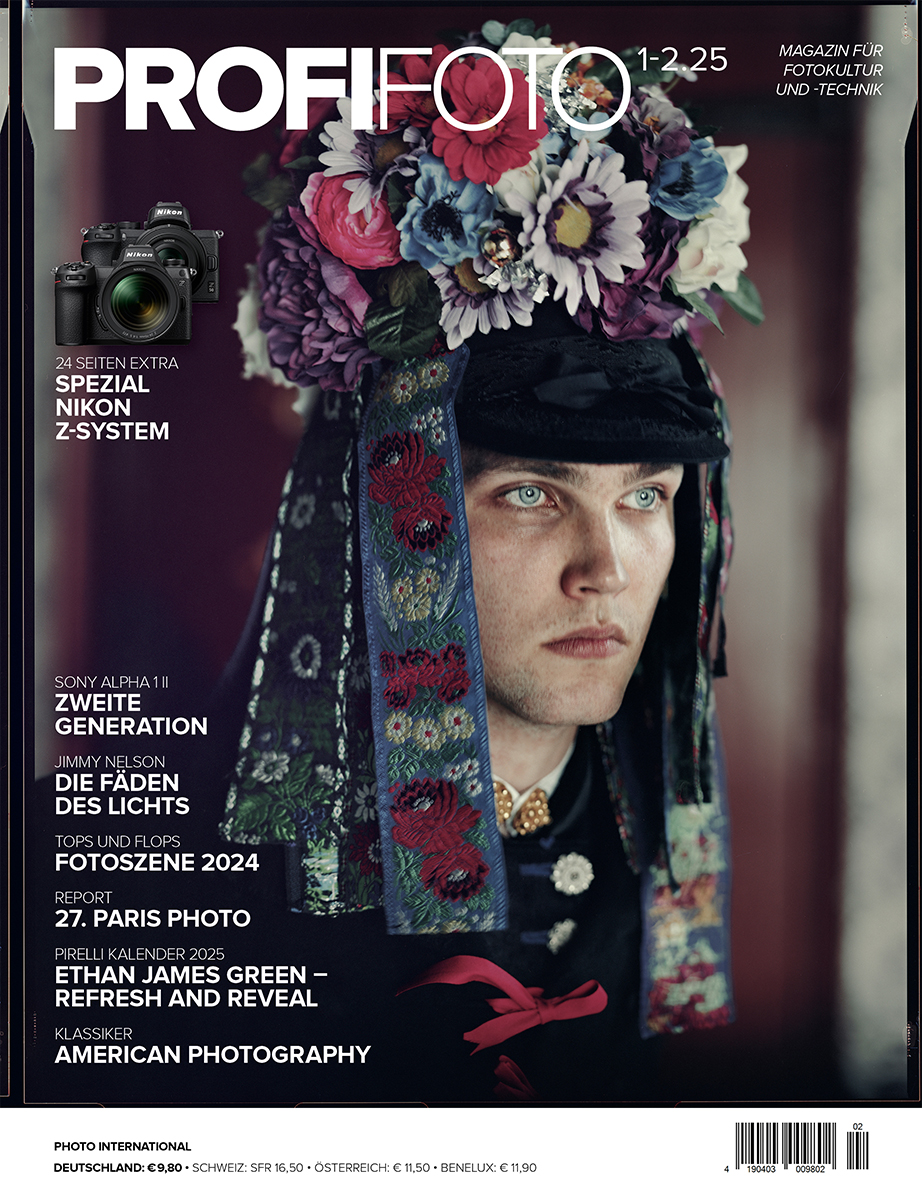 ProfiFoto 1-2/25 + Nikon Spezial
Information &amp; Inspiration f. Fotoprofis: ab sofort im Handel:
TECHNIK: HEFT-IM-HEFT: 24 Seiten #Nikon Z-System 
Plus – #SONY ALPHA 1 II 
#Excire Foto 2025 
INSPIRATION: JIMMY NELSON 
NEW TALENT AWARD: SAM JENSEN, ect.

profifoto.de/magazin/
