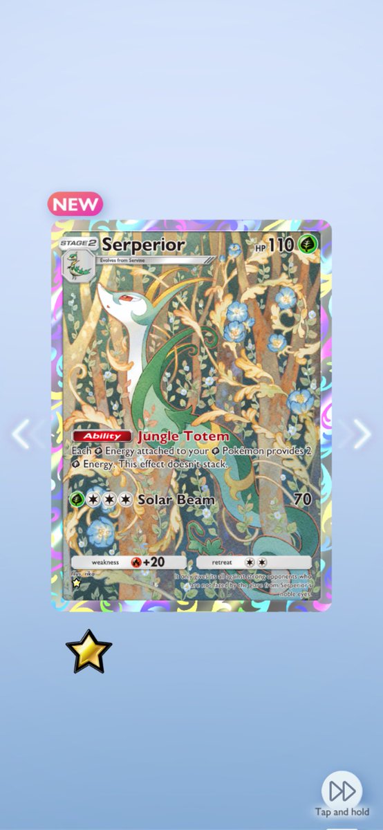 CYJustCY1's tweet photo. @PokemonTCGP I got this guy 4 fucking times https://t.co/6bpC30Md78