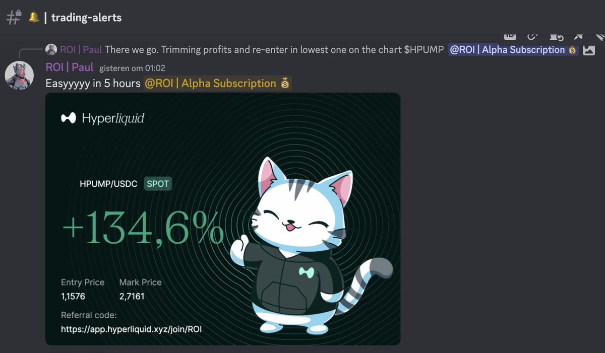 0xPaulvibe's tweet photo. I am grateful to see the @ROILabsNFT community thriving. The calls on @solana and @HyperliquidX have been crushing it in just the last two days—PNLs are looking solid! 

At this rate, the Vanguards might be retiring early 😂 https://t.co/L7Evp0UNPt