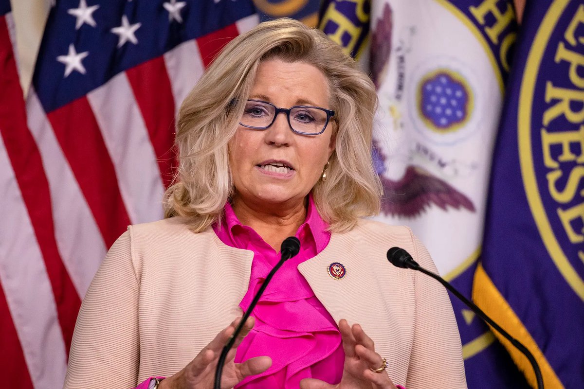 RpsAgainstTrump's tweet photo. BREAKING: Liz Cheney fires back at House Republicans after they issued an 'Interim Report' recommending a criminal investigation into her for alleged witness tampering in relation to the January 6th Committee: 

“The ‘Interim Report’ intentionally disregards the truth and the Select Committee’s tremendous weight of evidence, and instead fabricates lies and defamatory allegations in an attempt to cover up what Donald Trump did. Their allegations do not reflect a review of the actual evidence, and are a malicious and cowardly assault on the truth. No reputable lawyer, legislator, or judge would take this seriously…

January 6th showed Donald Trump for who he really is – a cruel and vindictive man who allowed violent attacks to continue against our Capitol and law enforcement officers while he watched television and refused for hours to instruct his supporters to stand down and leave.The January 6th Committee’s hearings and report featured scores of Republican witnesses, including many of the most senior officials from Trump’s own White House, campaign and Administration. All of this testimony was painstakingly set out in thousands of pages of transcripts, made public along with a highly detailed and meticulously sourced 800-page report.”