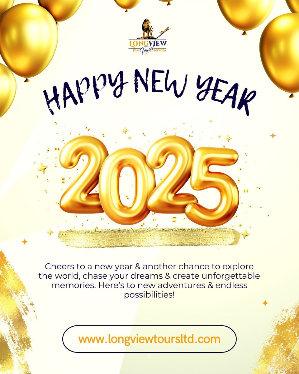 LongViewTours's tweet photo. 🎉✨ Cheers to 2025—New Adventures, Endless Possibilities! ✨🎉
Explore the world with Longview:
📍 Stunning destinations
📍 Rich cultures
📍 Travel in style
Where will your dreams take you this year?
🌐 https://t.co/UANXPgfzcV
#HappyNewYear2025 #AdventureAwaits #Wanderlust2025 https://t.co/rbJSP7RlG0