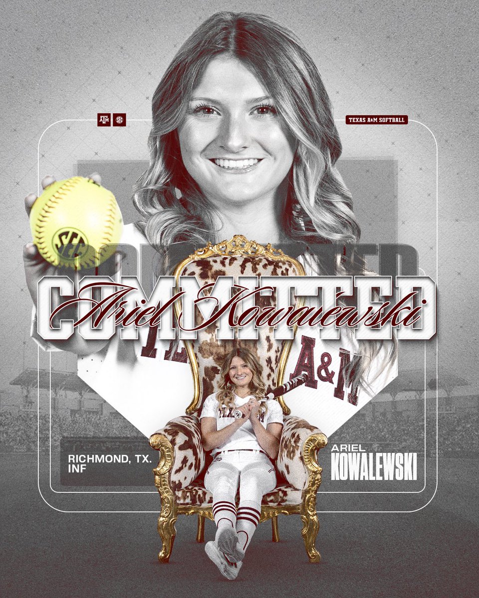 AggieSoftball's tweet photo. Back in the Lone Star State 🤠

Welcome to Aggieland, Ariel 👍  

@Ariel_ak47_2023 | #GigEm https://t.co/0TR2MSjMiK