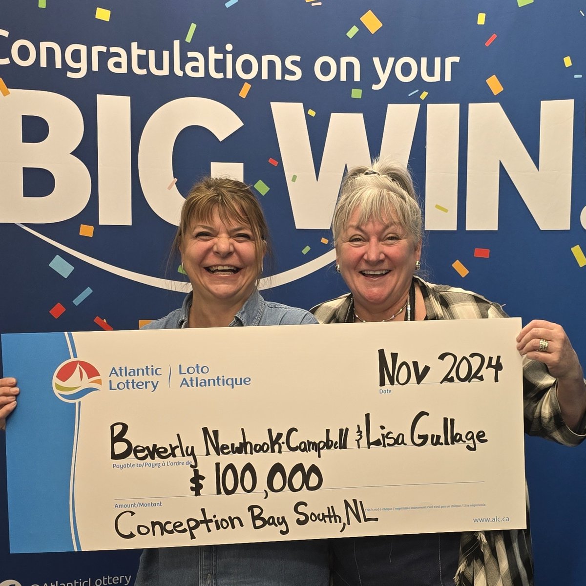 Big wins, big smiles! Congratulations to our November winners. 🎉 #AtlanticWin 19+