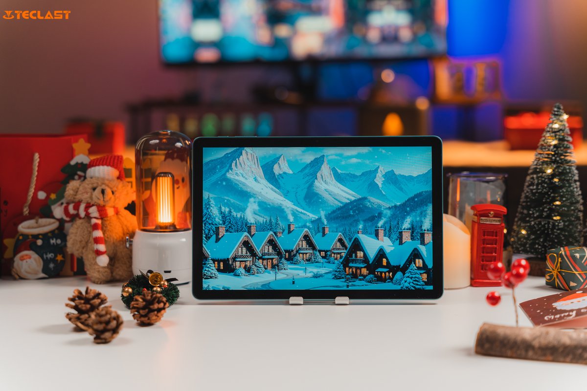 TeclastOfficial's tweet photo. 🎅Feel the smoothness of P50AI's 11-inch 90Hz Display – every game, every video, feels like a holiday treat! 🎮🎄
Get it：https://t.co/mDUNuu10JS
#TechGiftGiver #T50AI #Teclast #Tablet #tech #techlife #christmas https://t.co/QgxQiZaXq2