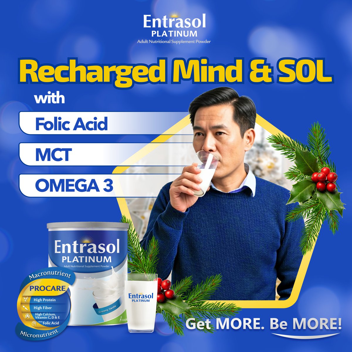 EntrasolP's tweet photo. Have Chillaxing Post-Christmas Celebration #DrinkEntrasolEveryday with Folic Acid, MCT, and Omega 3 for mental and emotional health so you can #GetMoreBeMore, with proper diet and exercise.

Call (02) 889-52523/09178375536 or email kalcare@kalbeinternational.com https://t.co/fMqy3OeF21