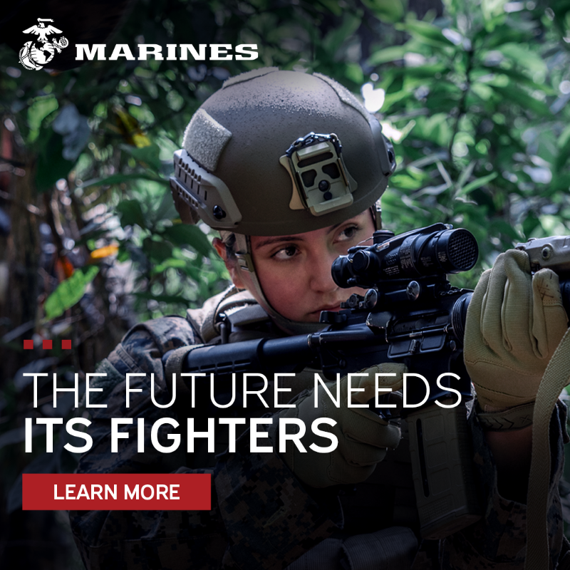 USMarineCorps's tweet photo. Marines will always answer America’s call to win together. Because our determination and resolve prepares us for whatever adversity the future may bring.